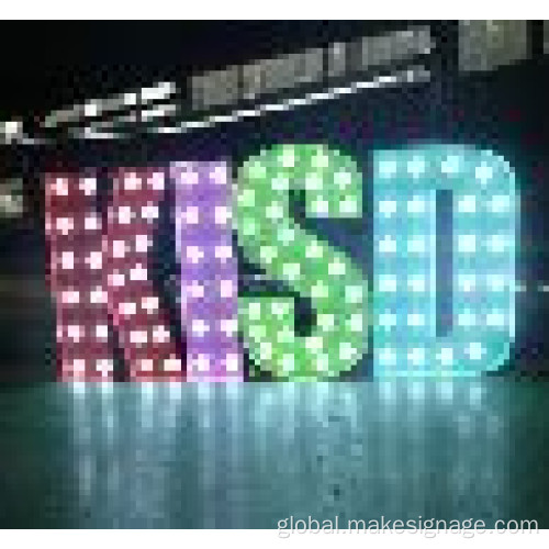 Large Marquee Letters for Events Custom Marquee Letter Lights Factory